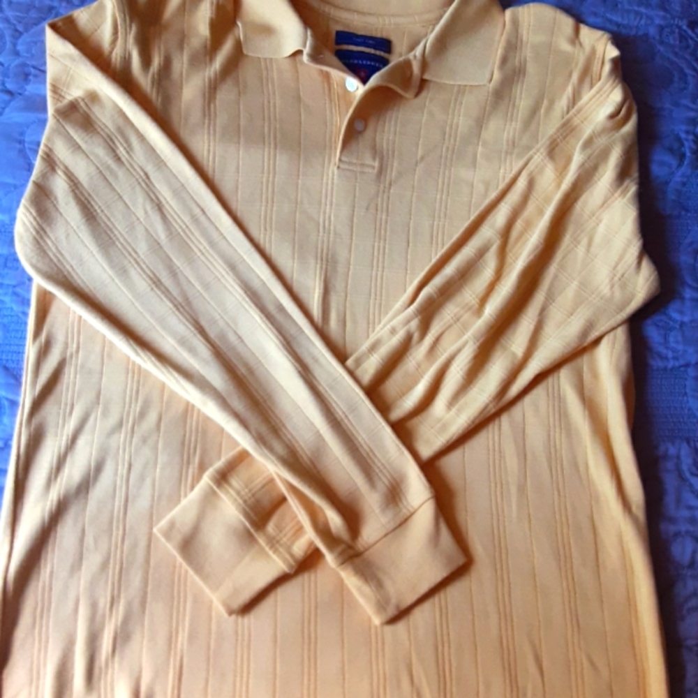 Saddlebred men's long sleeve polo shirt